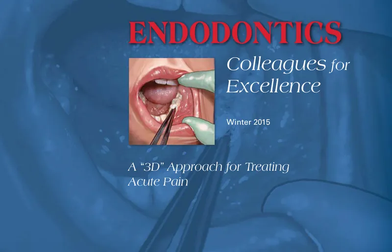 Cover of the Winter 2015 Endodontics: Colleagues for Excellence newsletter