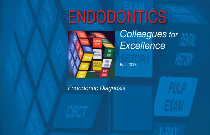 Cover of the Fall 2013 Endodontics: Colleagues for Excellence newsletter